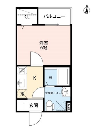 南荒子駅 徒歩8分 2階の物件間取画像